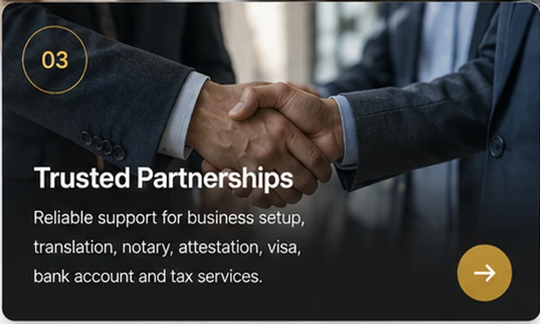 Trusted partnerships for business services in Dubai